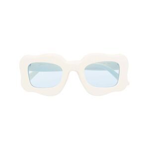 Bonsai Men's Oversized Curved-Frame Sunglasses